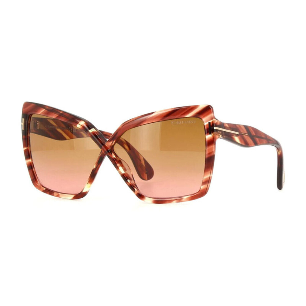NEW Tom Ford FT1195 54F Red Havana Sunglasses Authentic
